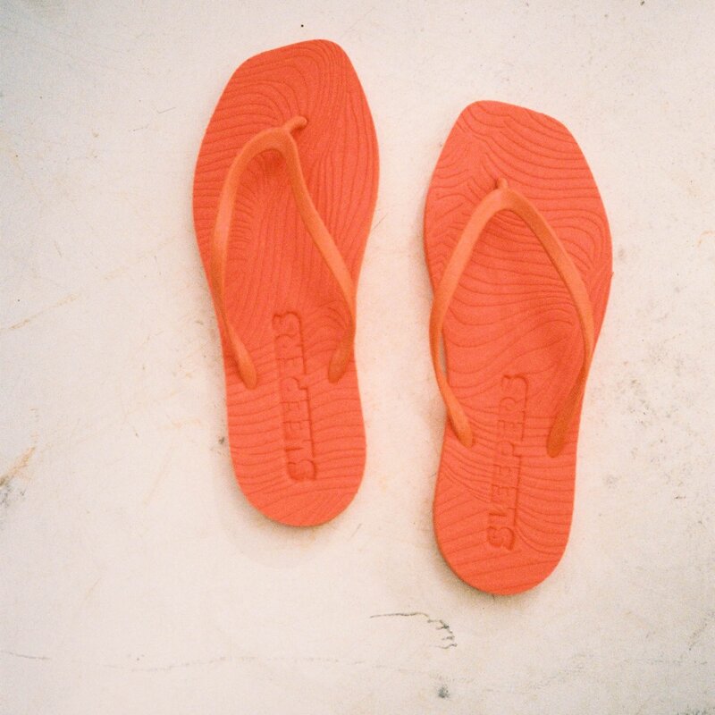 Sleepers Tapered slipper orange