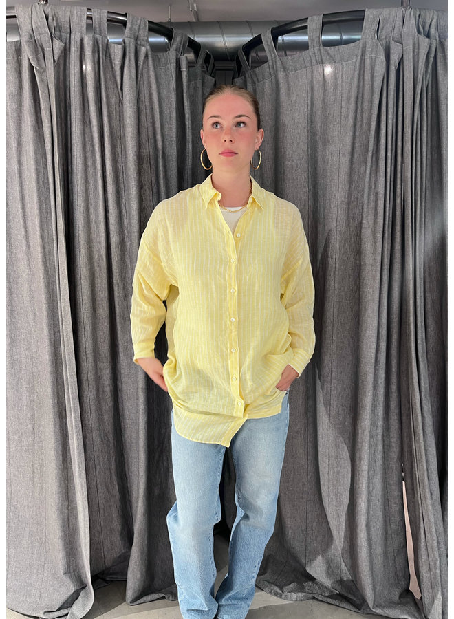 Academia Caterina blouse 120 yellow / white