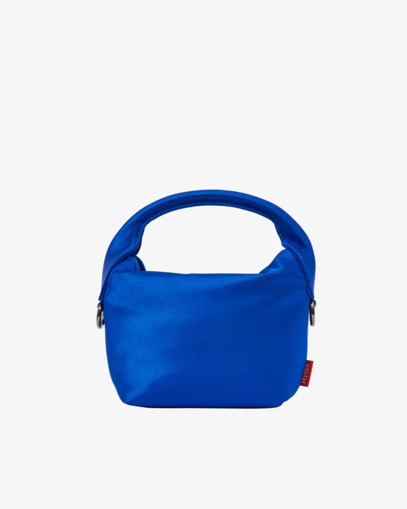 Hvisk Doka mini shiny twill tas blue district