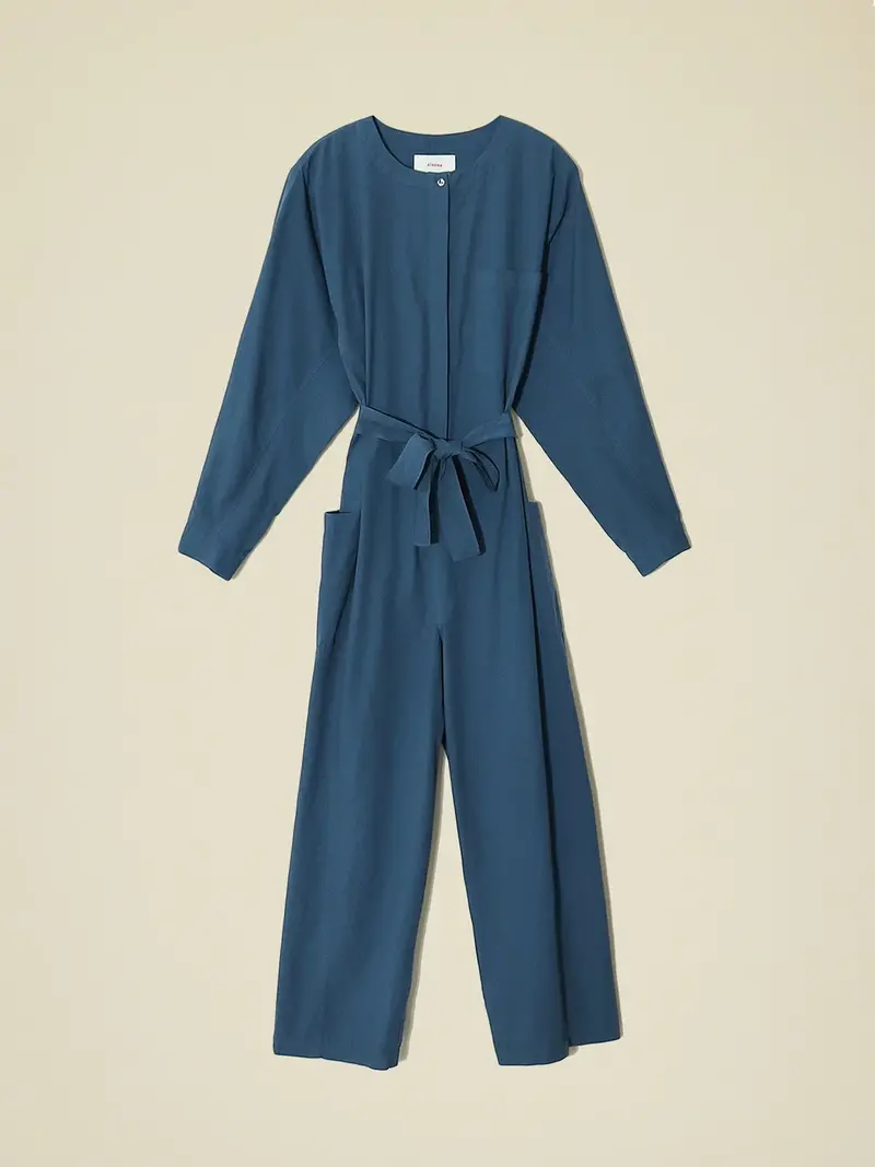 Xirena Kenton jumpsuit delft blue
