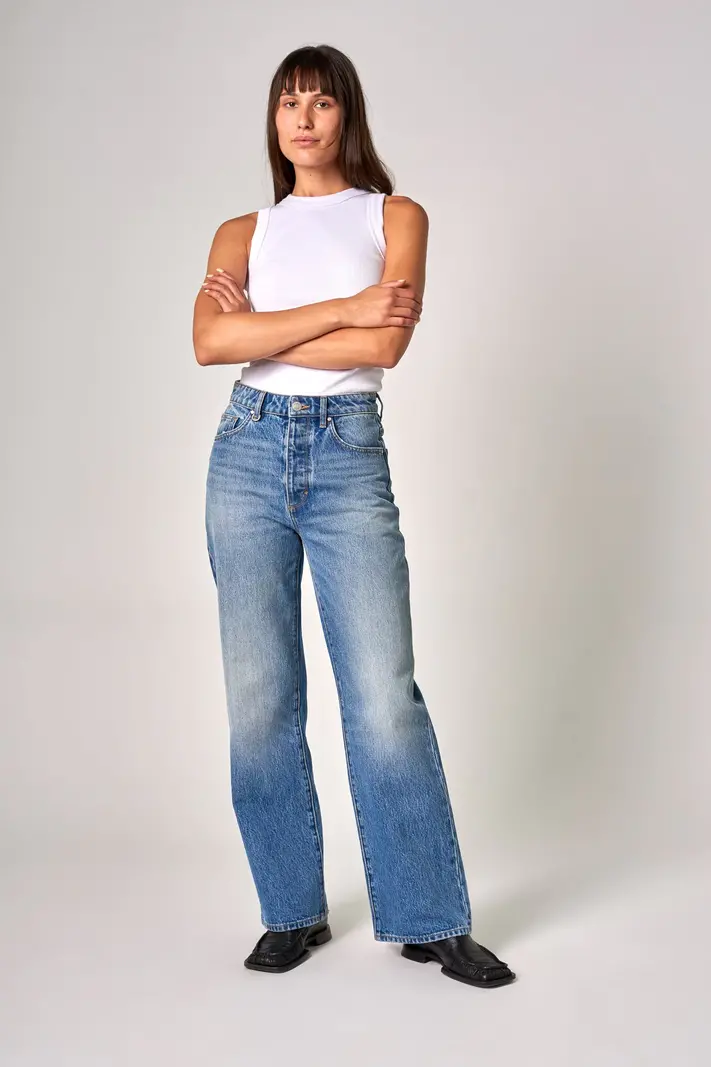 Neuw Coco relaxed testament jeans mid vintage indigo