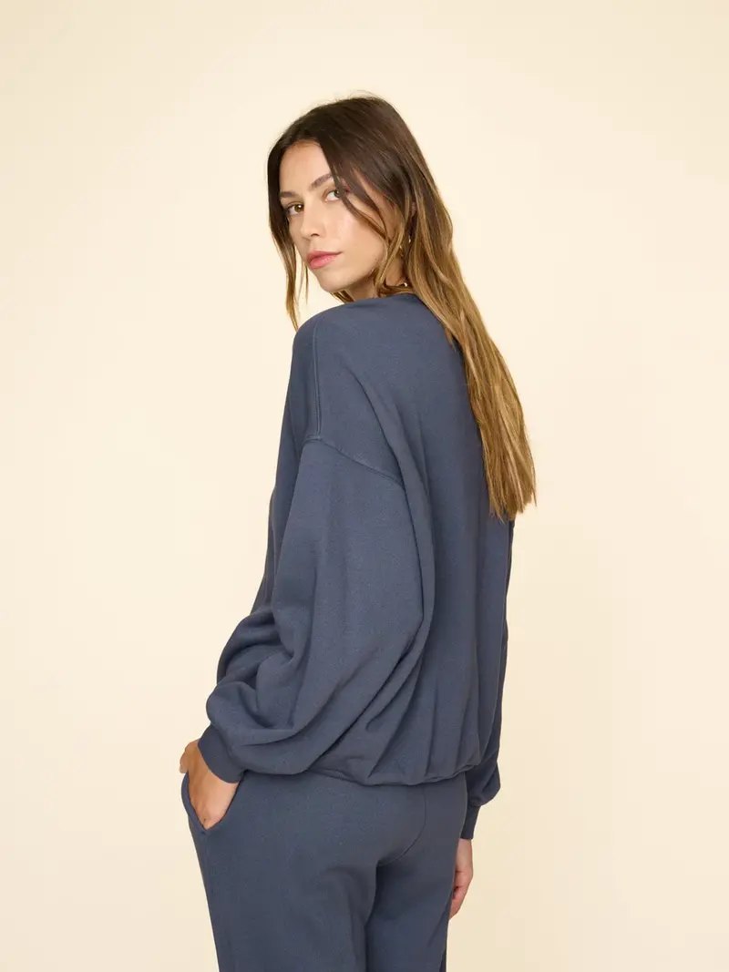 Xirena Bennett sweatshirt hudson blue