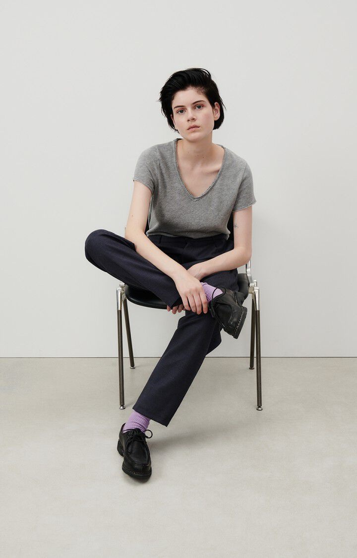 American Vintage Sonoma SON02AG top gris chine