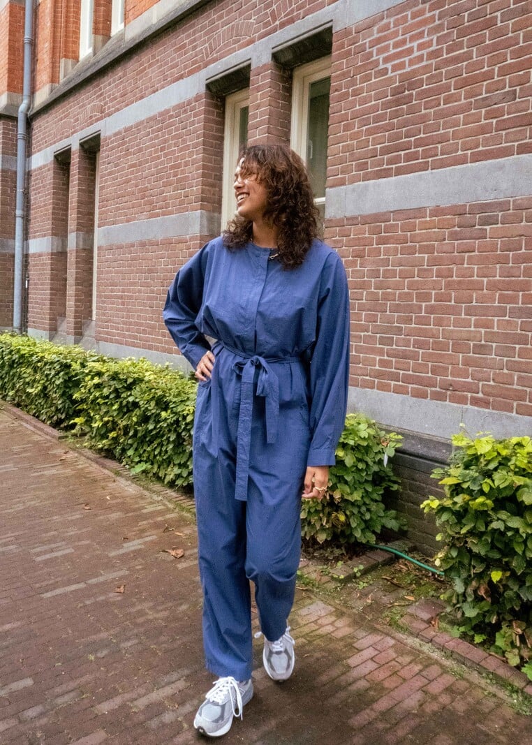 Xirena Kenton jumpsuit delft blue