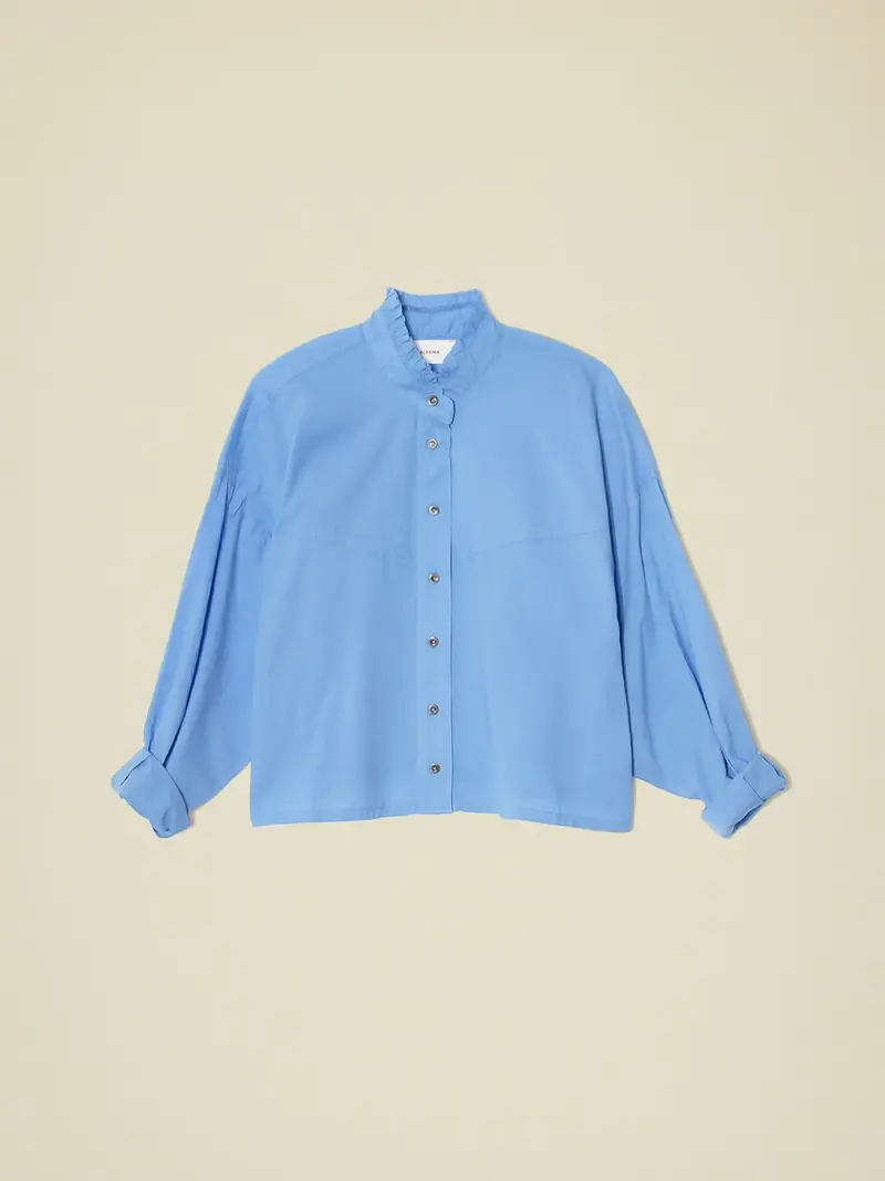 Xirena Hayes blouse all blue