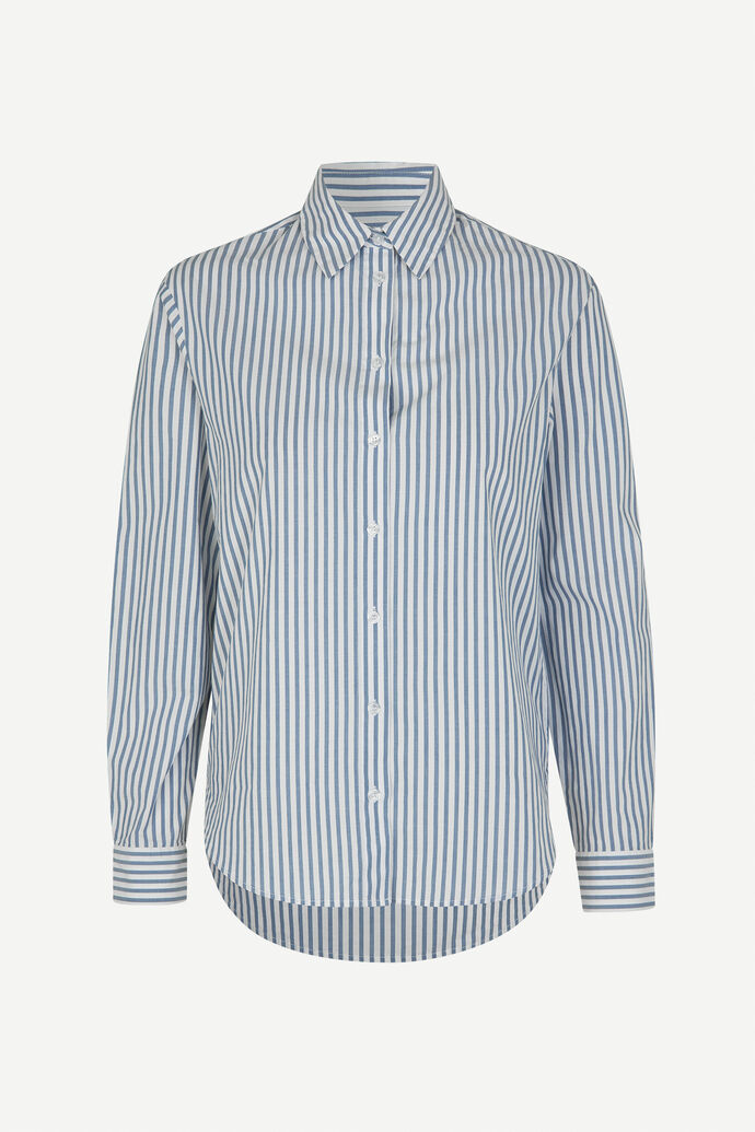Samsoe Samsoe Samadisoni shirt blue white stripe