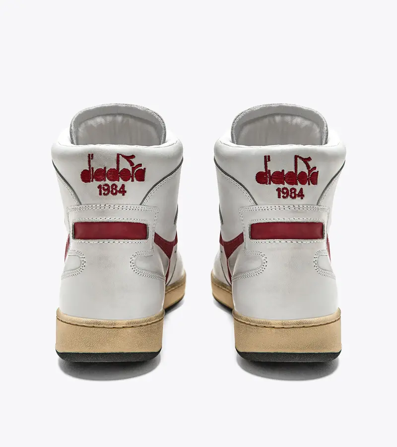 Diadora Mi Basket Used sneakers White / Garnet