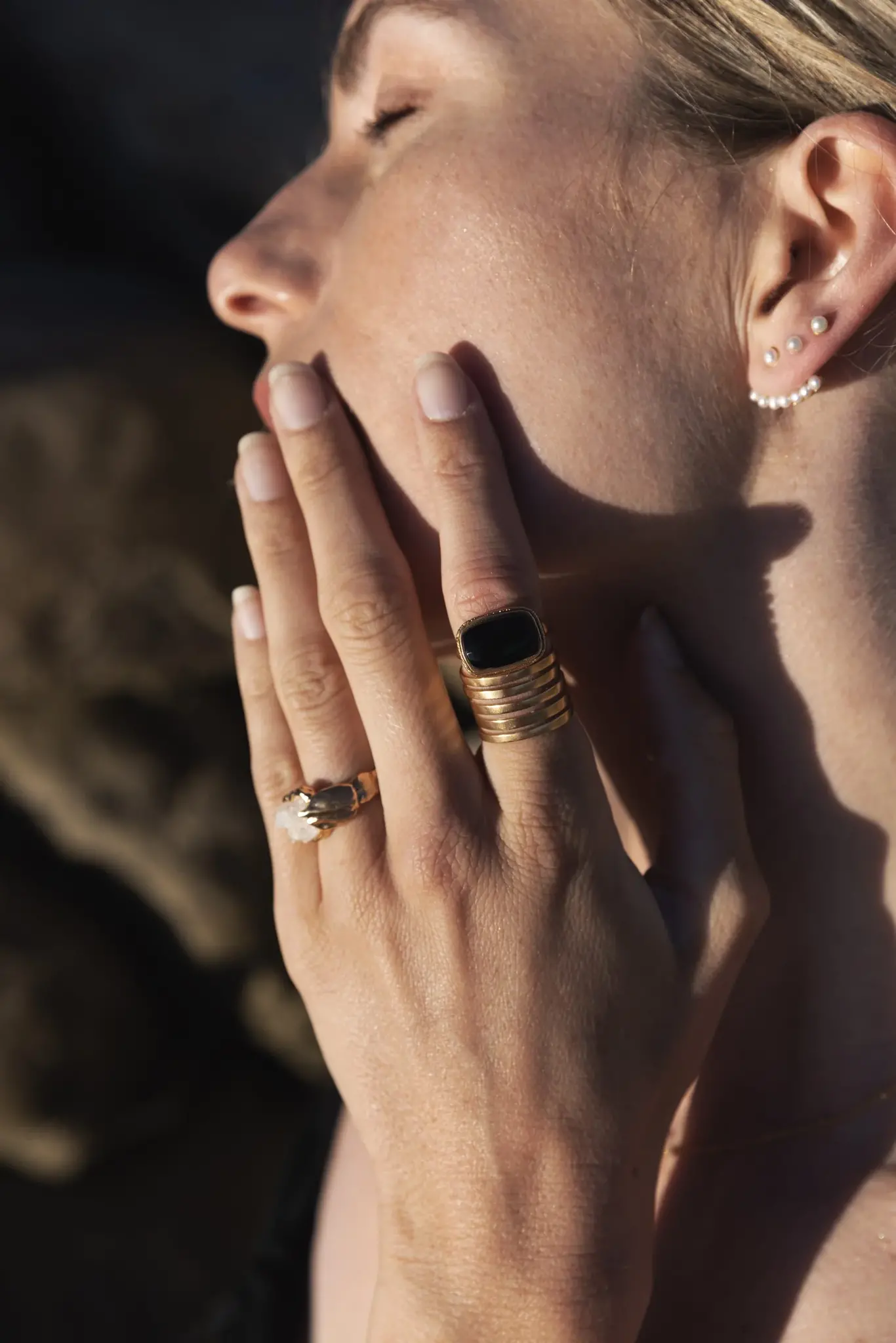 Mimi et Toi Vida oorbellen gold