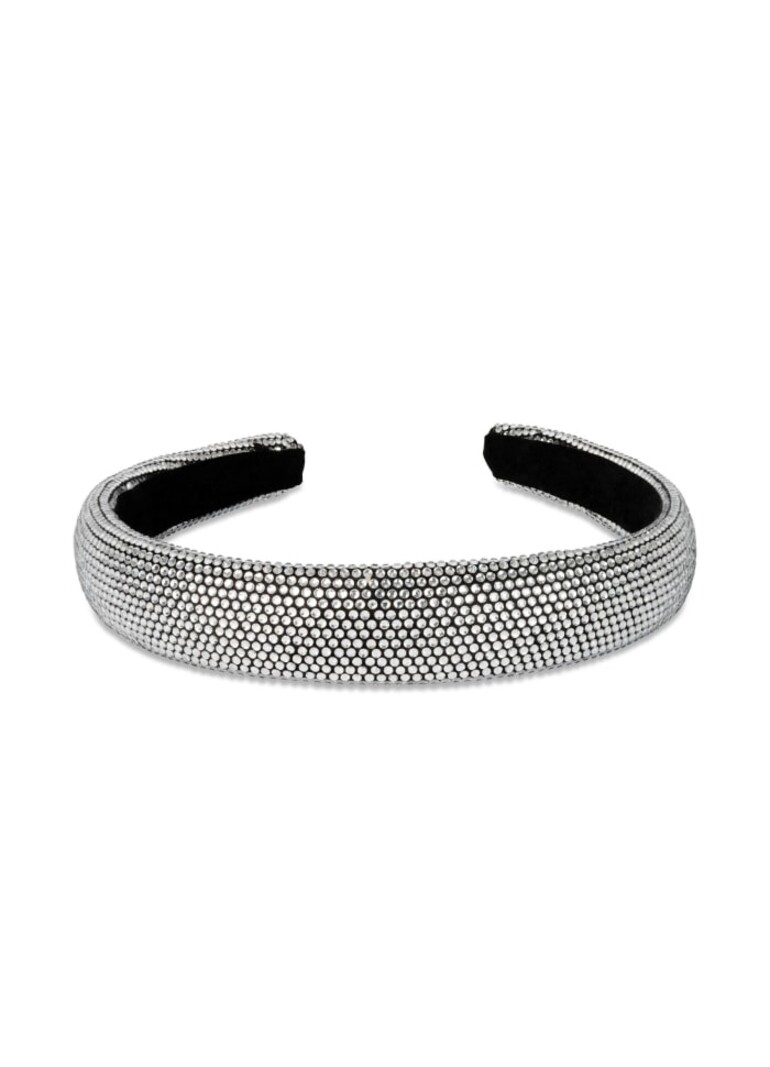 Sui Ava Diamond dust headband crystal white