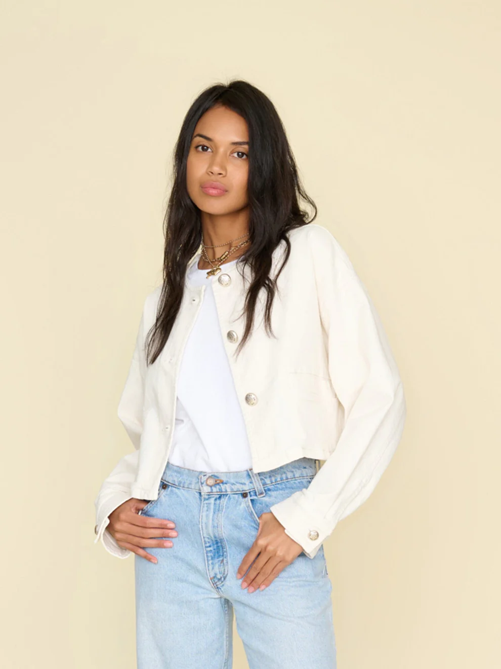 Xirena Paley twill jacket dovecote