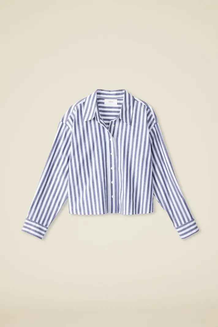 Xirena Morgan blouse twilight stripe