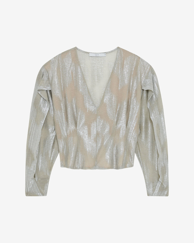 IRO Berma blouse silver