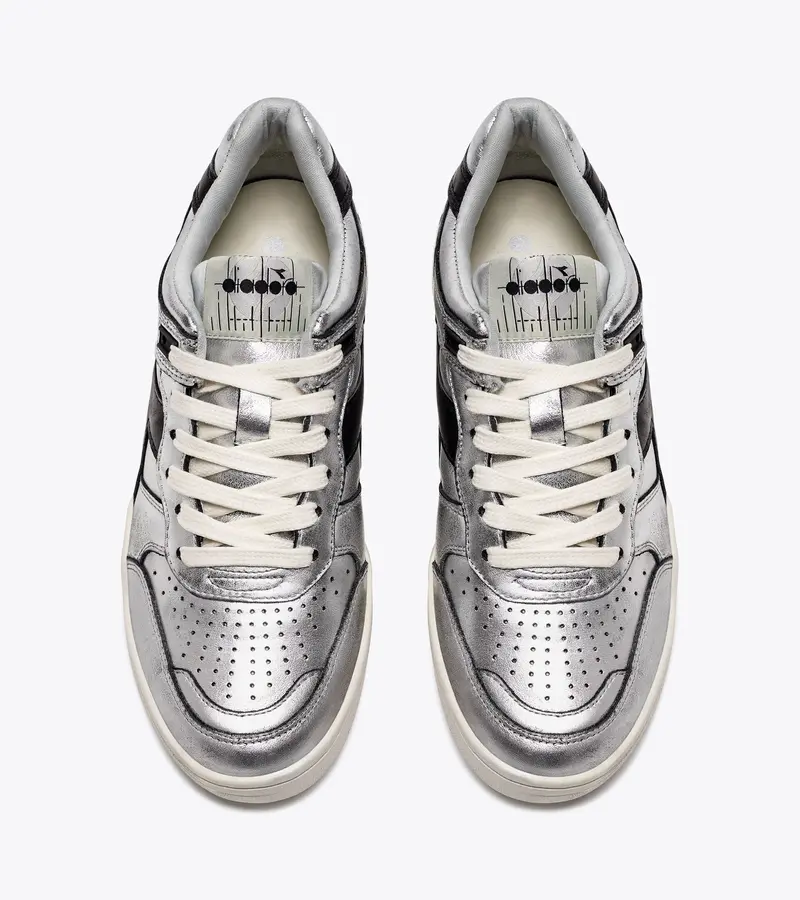 Diadora  b.560 sneakers silver used wn silver metallized / black