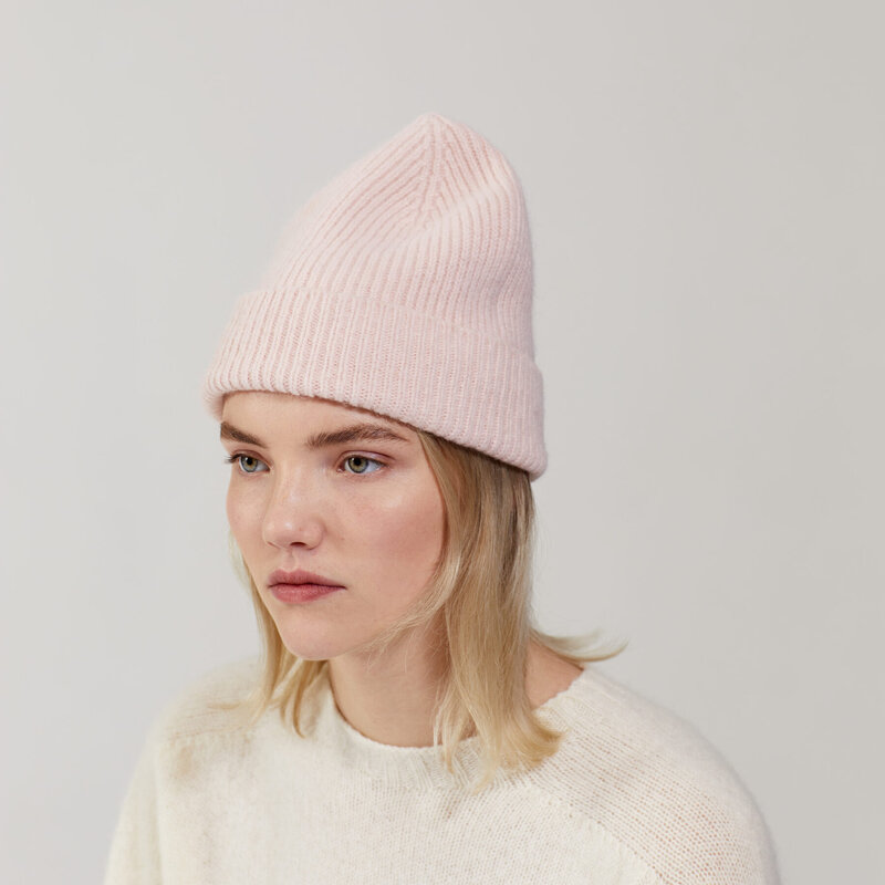 Le Bonnet Beanie muts misty rose