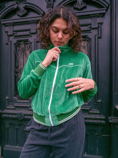 Autry Zip sweatshirt apparel green emerald