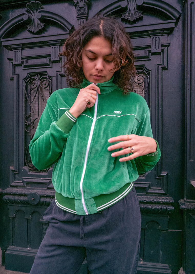 Autry Zip sweatshirt apparel green emerald