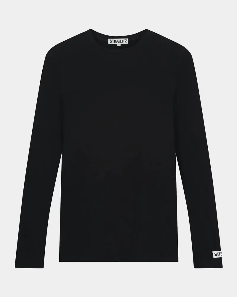 Stieglitz Basic longsleeve top black