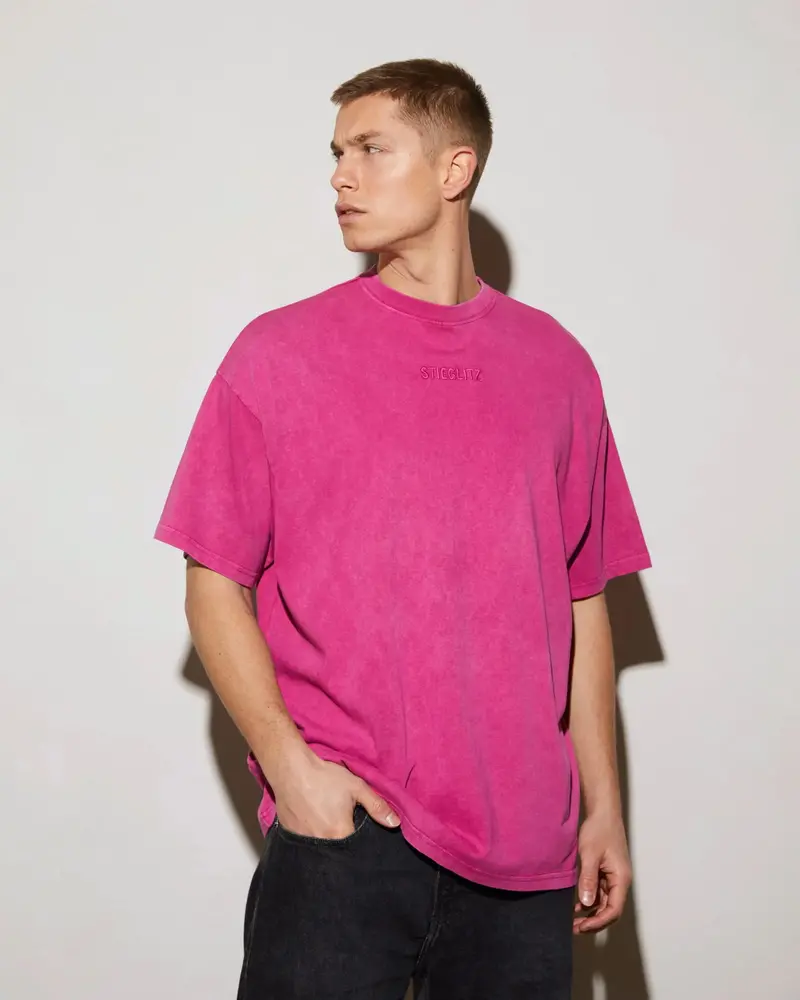 Stieglitz Worn out T-shirt pink