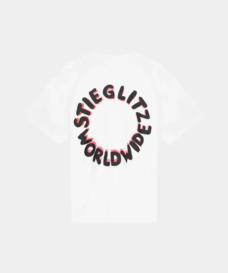 Stieglitz Stieg world oversized T-shirt white