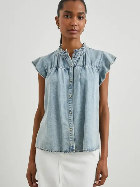 Rails Ruthi blouse faded indigo