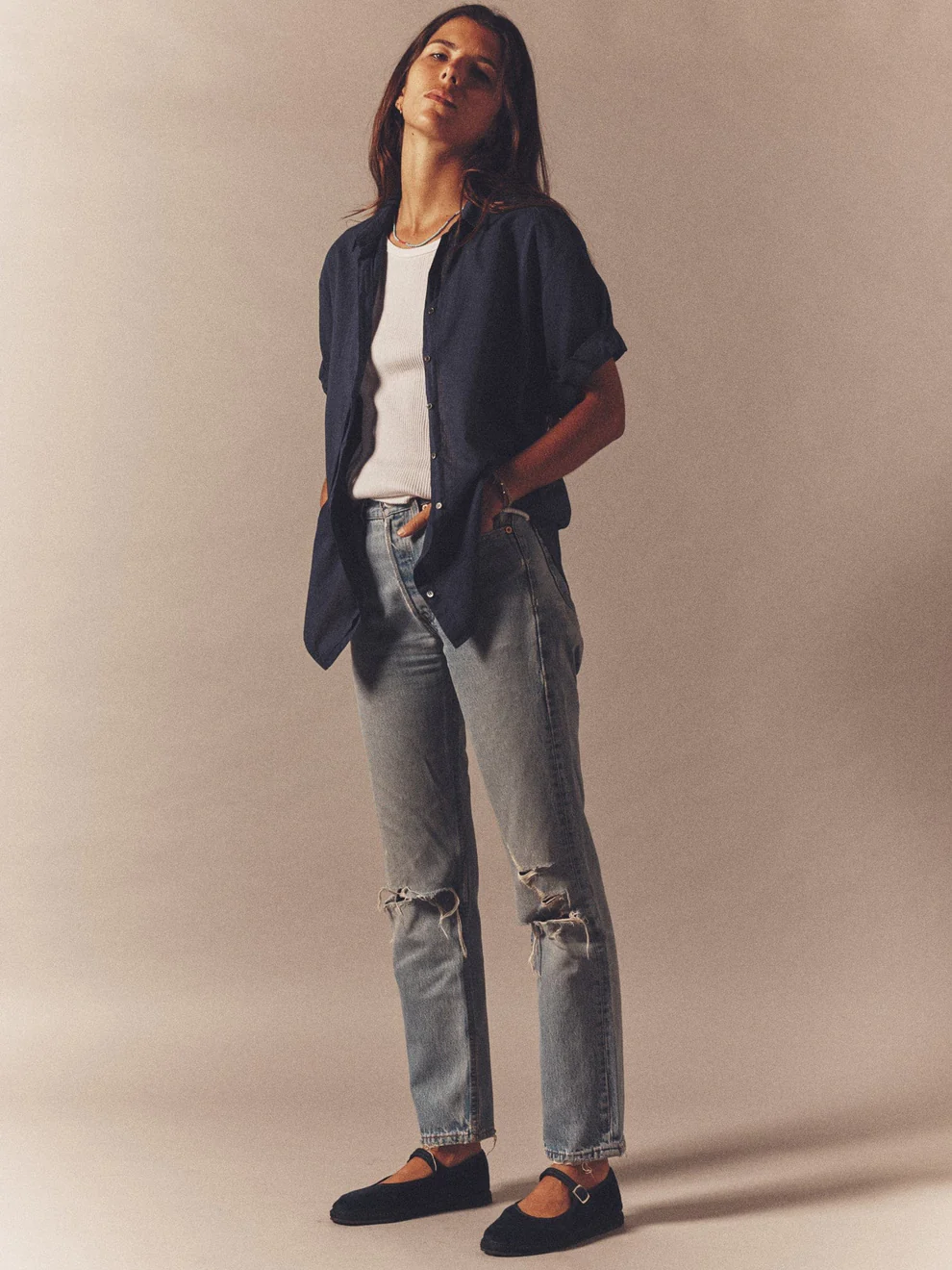 Xirena Channing blouse Navy