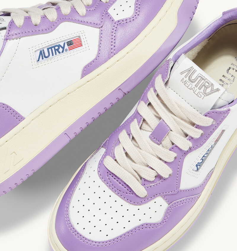 Autry AULW WB43 sneakers white / lavender