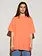 Stieglitz Garment dyed oversized T-shirt orange
