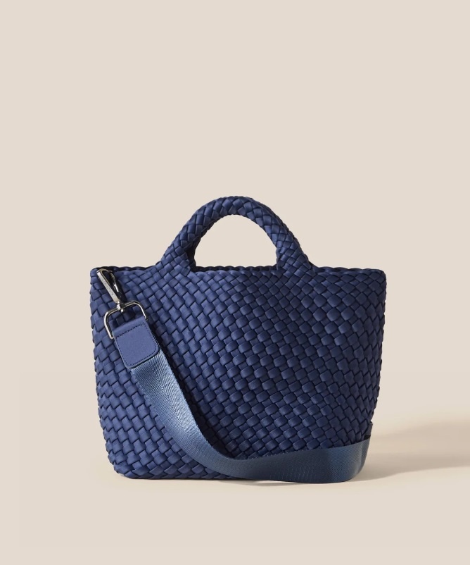 Naghedi St Barths small tote ink blue