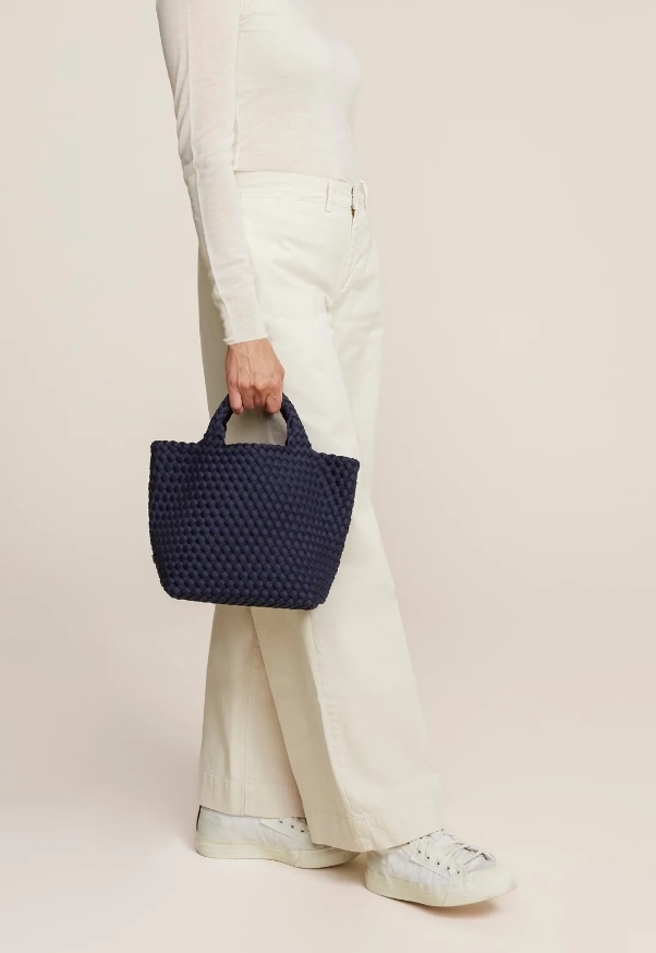 Naghedi St Barths small tote ink blue