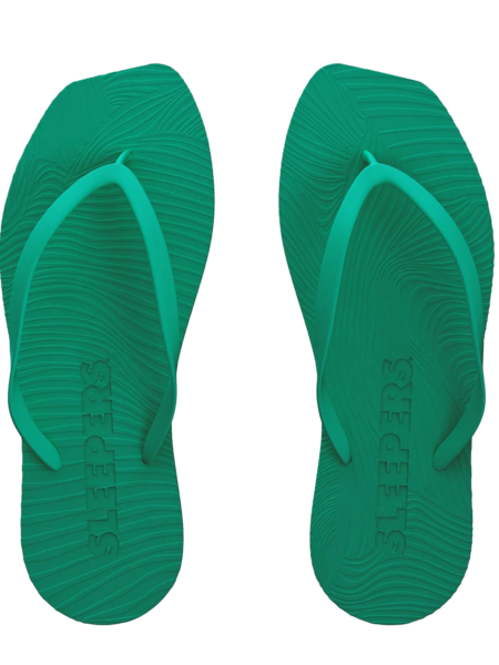 Sleepers Tapered slippers emerald green
