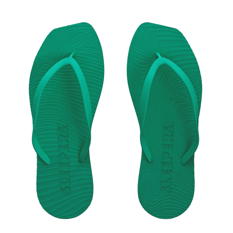 Sleepers Tapered slippers emerald green