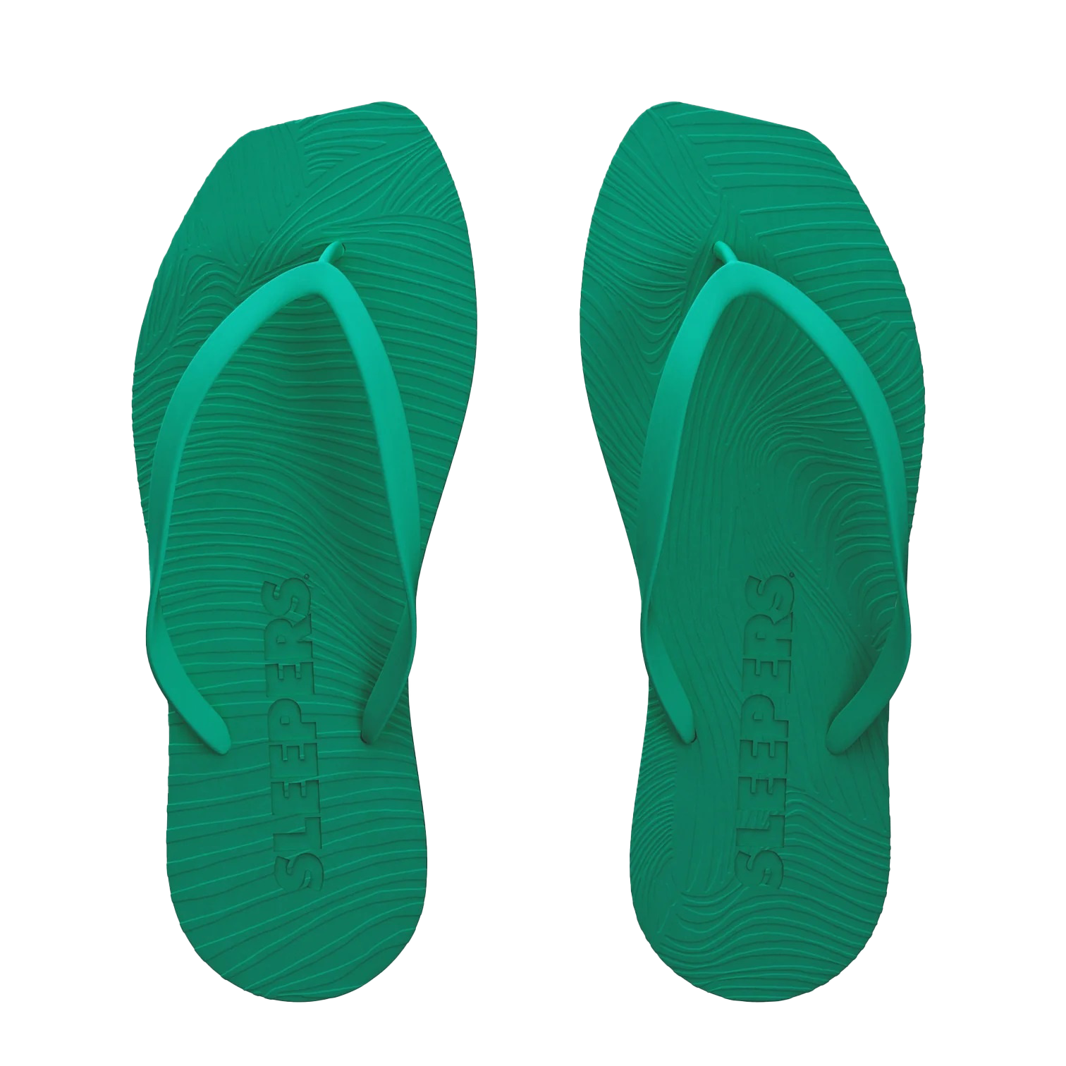 Tapered slippers emerald green