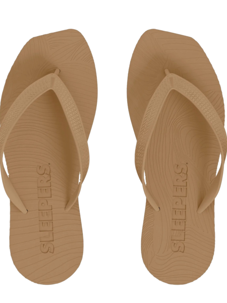 Sleepers Tapered platform slippers sand
