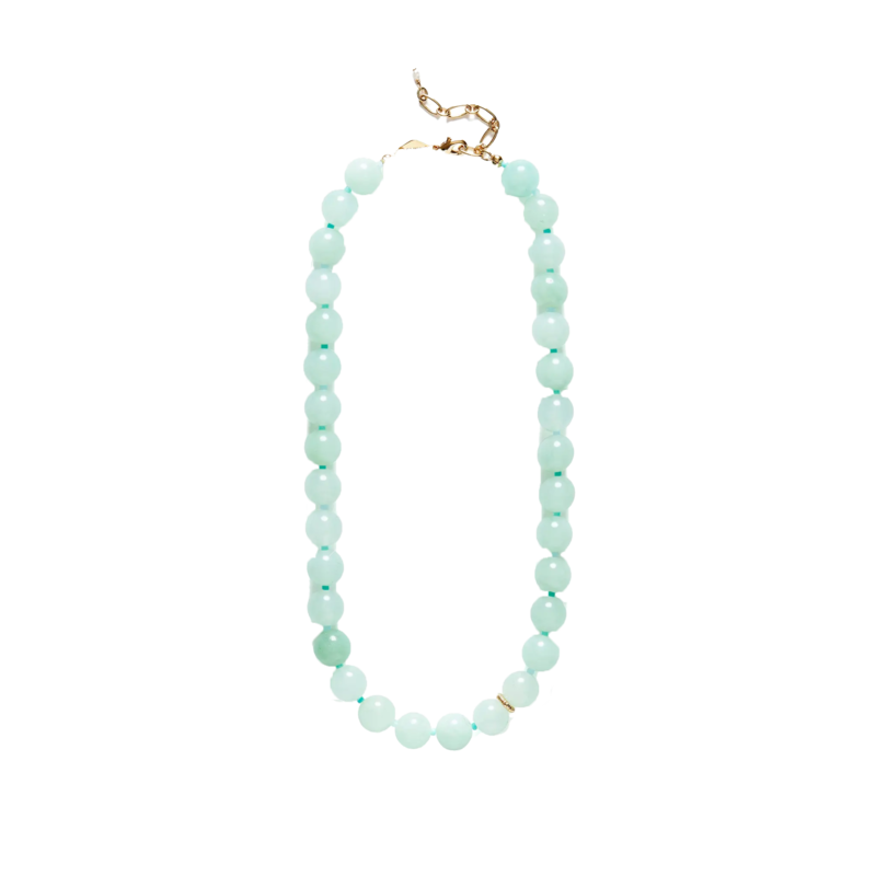 Anni Lu Ball ketting seafoam