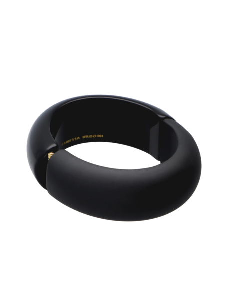 Vanessa Baroni 2 color bangle black / matt black