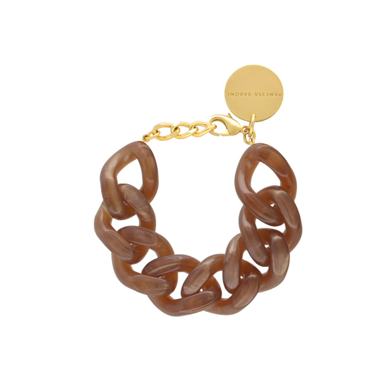 Vanessa Baroni Great bracelet caramel marble