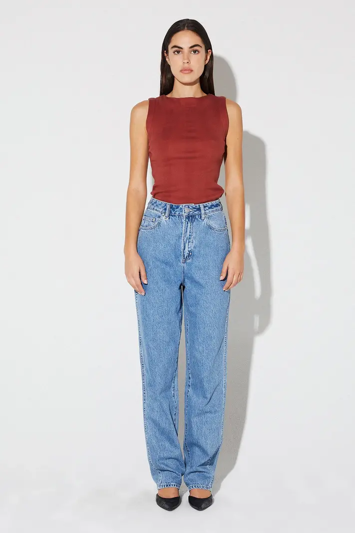 Neuw Sade baggy jeans camille mid indigo