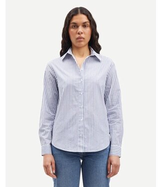 Samsoe Samsoe Samadisoni shirt blue white stripe