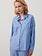 American Vintage ZATYBAY ZAT06AE blouse rayures aqua