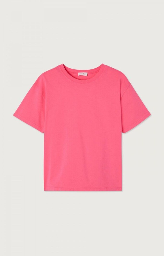 American Vintage FIZVALLEY FIZ02AE T-shirt rose fluo