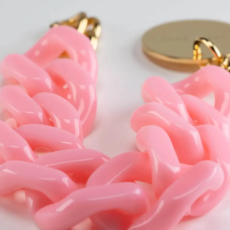 Vanessa Baroni Flat chain bracelet bubble gum