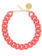 Vanessa Baroni Flat chain necklace new flamingo