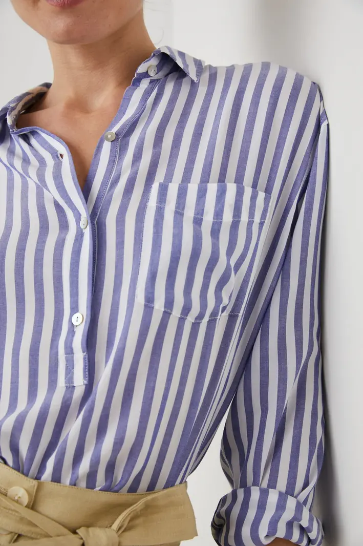 Rails Elle blouse Blue white stripe