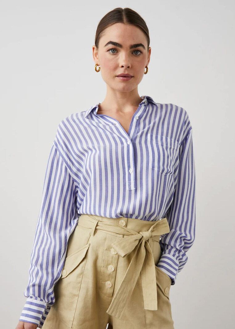 Rails Elle blouse Blue white stripe