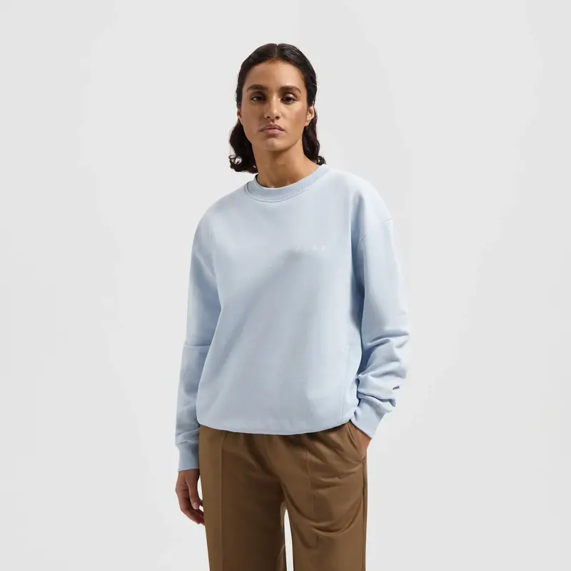 ØLÅF Face crayon crewneck Gracier Blue