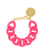 Vanessa Baroni Flat Chain Bracelet pink