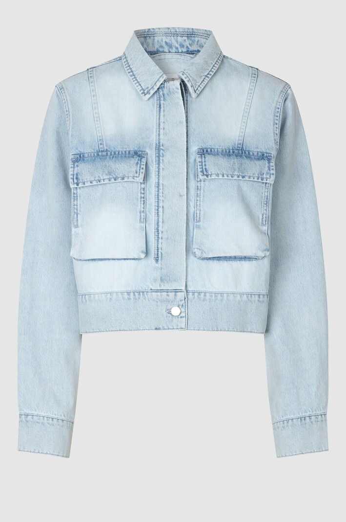 Second Female Fira Jacket Light blue denim