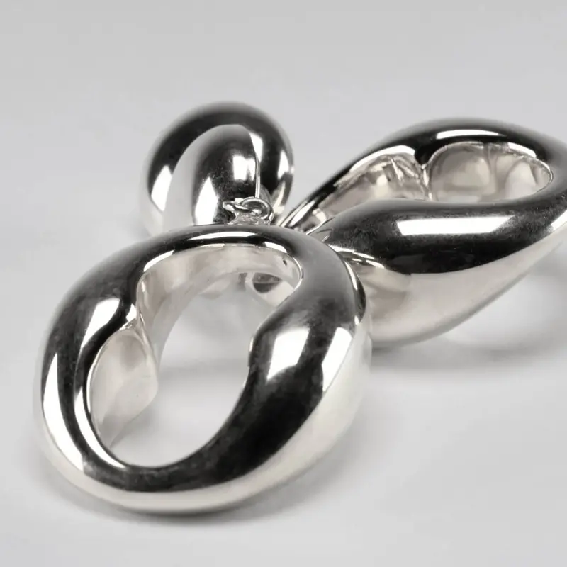Vanessa Baroni Turtle Earring silver