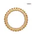 Vanessa Baroni Raffia Pearl Bangle beige