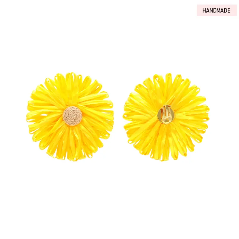 Vanessa Baroni Sunflower Earring Yellow